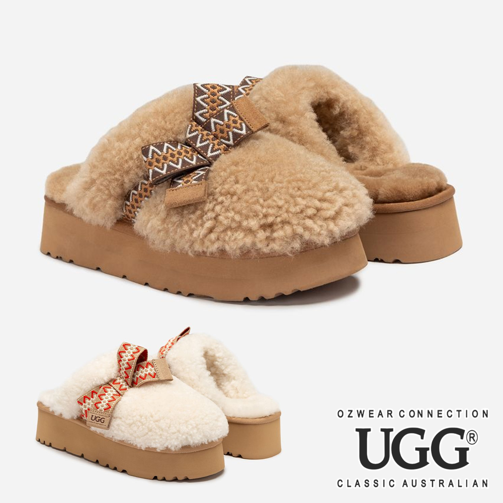 호주 오즈웨어 세밀라 시어링 플랫폼 키높이 통굽 겨울 양털 여성 어그 슬리퍼 OB955