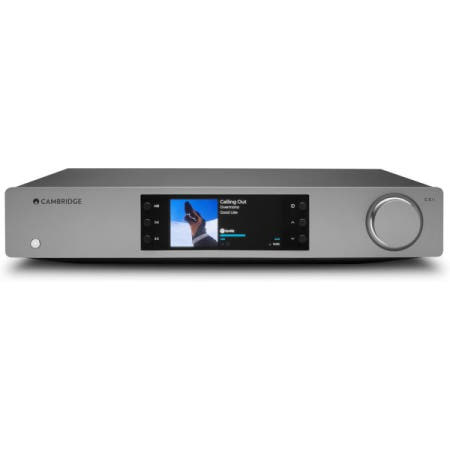 [Cambridge Audio][해외]캠브리지 오디오 CXN100 - 크롬캐스트 내장, 인터넷 라디오 및 세이버 레퍼런스 DAC가 탑재된 디스플레이가 있는 별도의 고해상도 WiFi 네트워크 플레이어, 스트리머