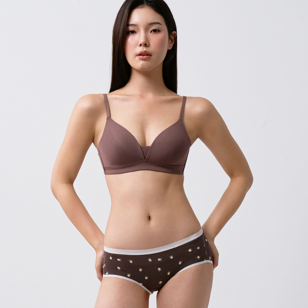[미언더] 나무 삼각팬티 미니 데이지_크림 - 상세 이미지 4