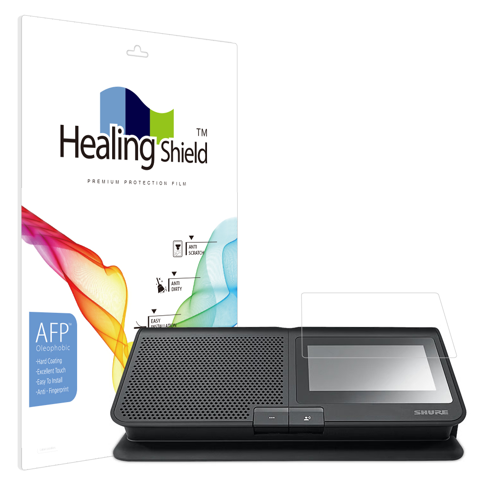 SHURE MXCW640 무선 터치 스크린 컨퍼런스 유닛 올레포빅 액정보호필름 2매