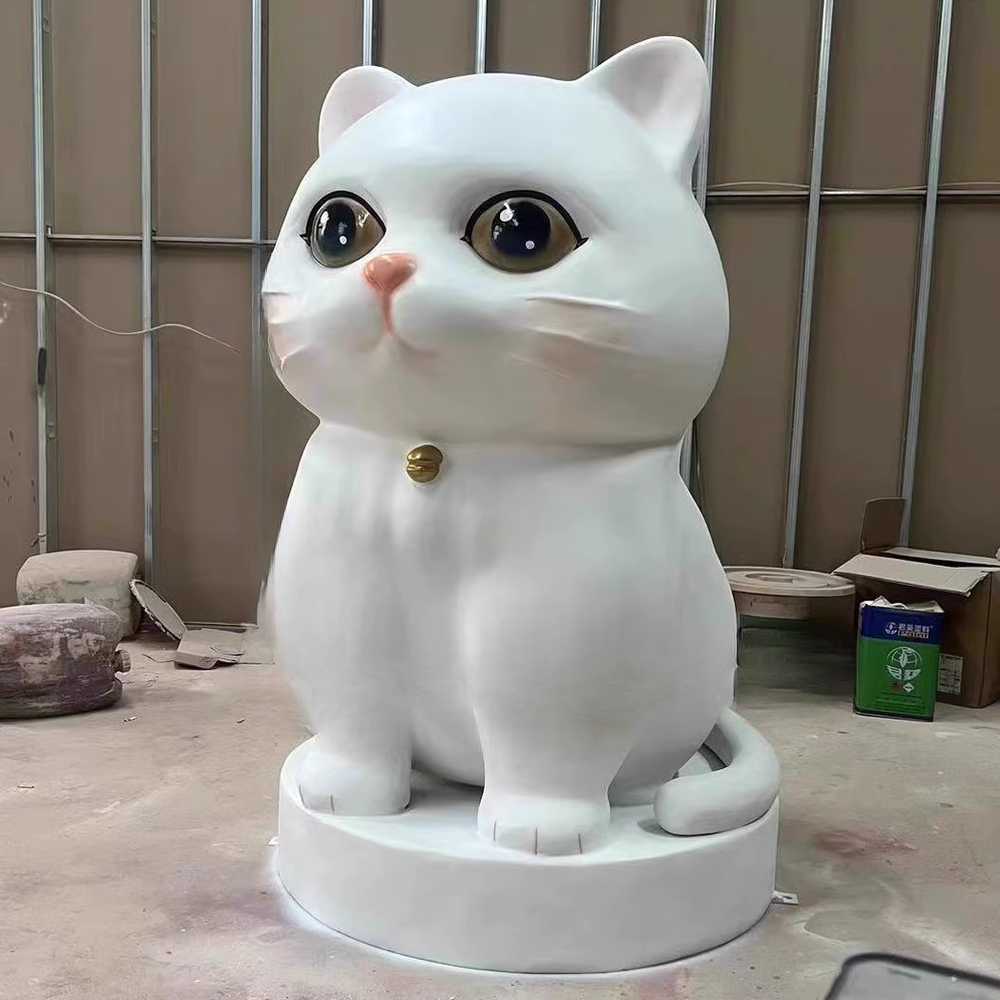 애견샵 돌출 간판 입체 포인트 반려동물 샵 3D 대형 고양이 우유컵 - 상세 이미지 5
