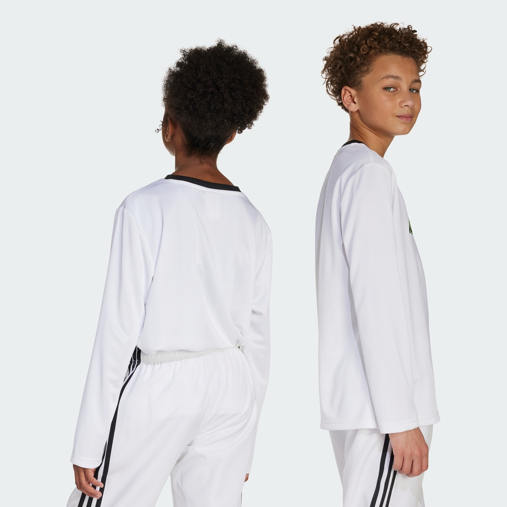 [아디다스 공식] 키즈 롱 슬리브 티셔츠 키즈 JV8662 - 상세 이미지 2