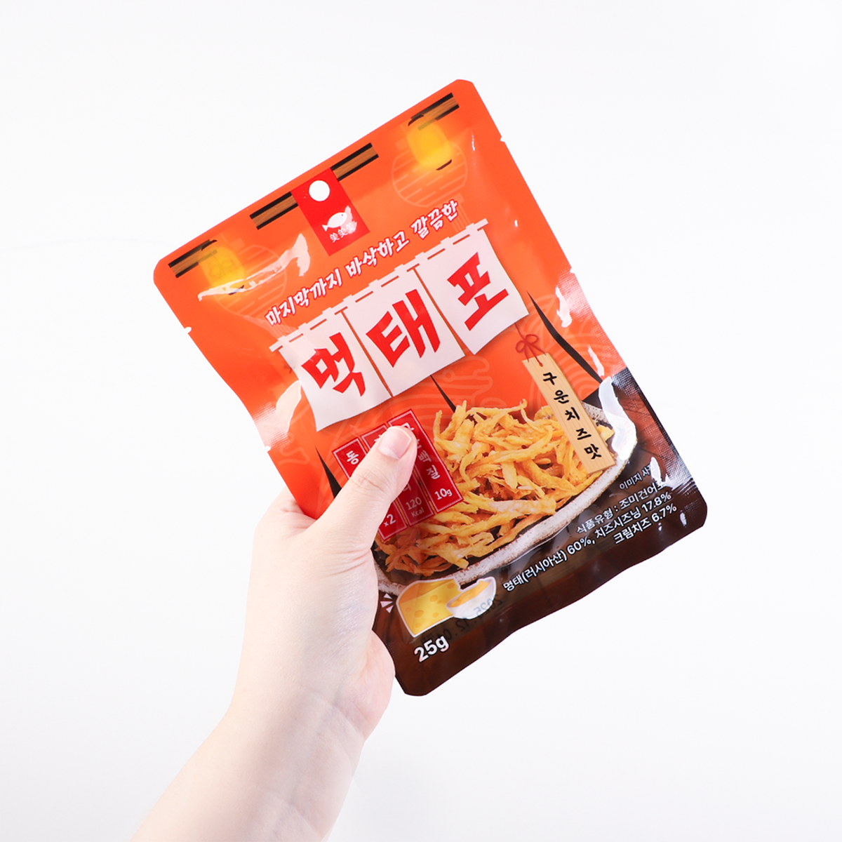 쏯쏯쏯 먹태포 구운치즈맛 고단백 저칼로리 먹태 스낵 - 상세 이미지 4