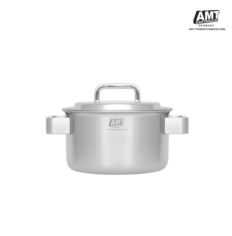 AMT 316Ti 통5중 프로 냄비 2종세트(편수16cm+양수16cm) - 상세 이미지 2