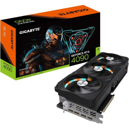 [해외]기가바이트 지포스 RTX 4090 게이밍 OC 24G 그래픽 카드, 3배 윈드포스 팬, 24GB 384비트 GDDR6X, GV-N4090 OC-24GD 비디오 카드