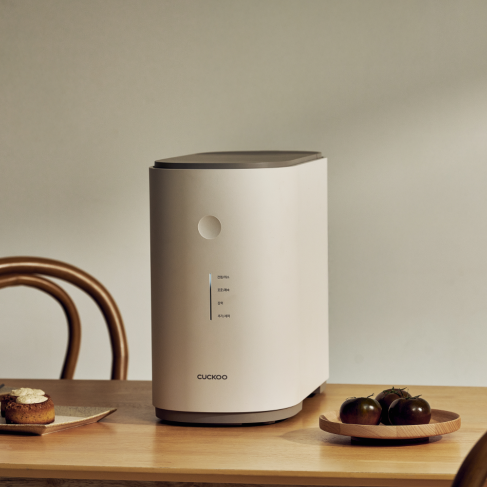쿠쿠 건조분쇄형 에코웨일 2L 음식물처리기 그레이스화이트 CFD-ENL201DCGW 쿠쿠 직접생산