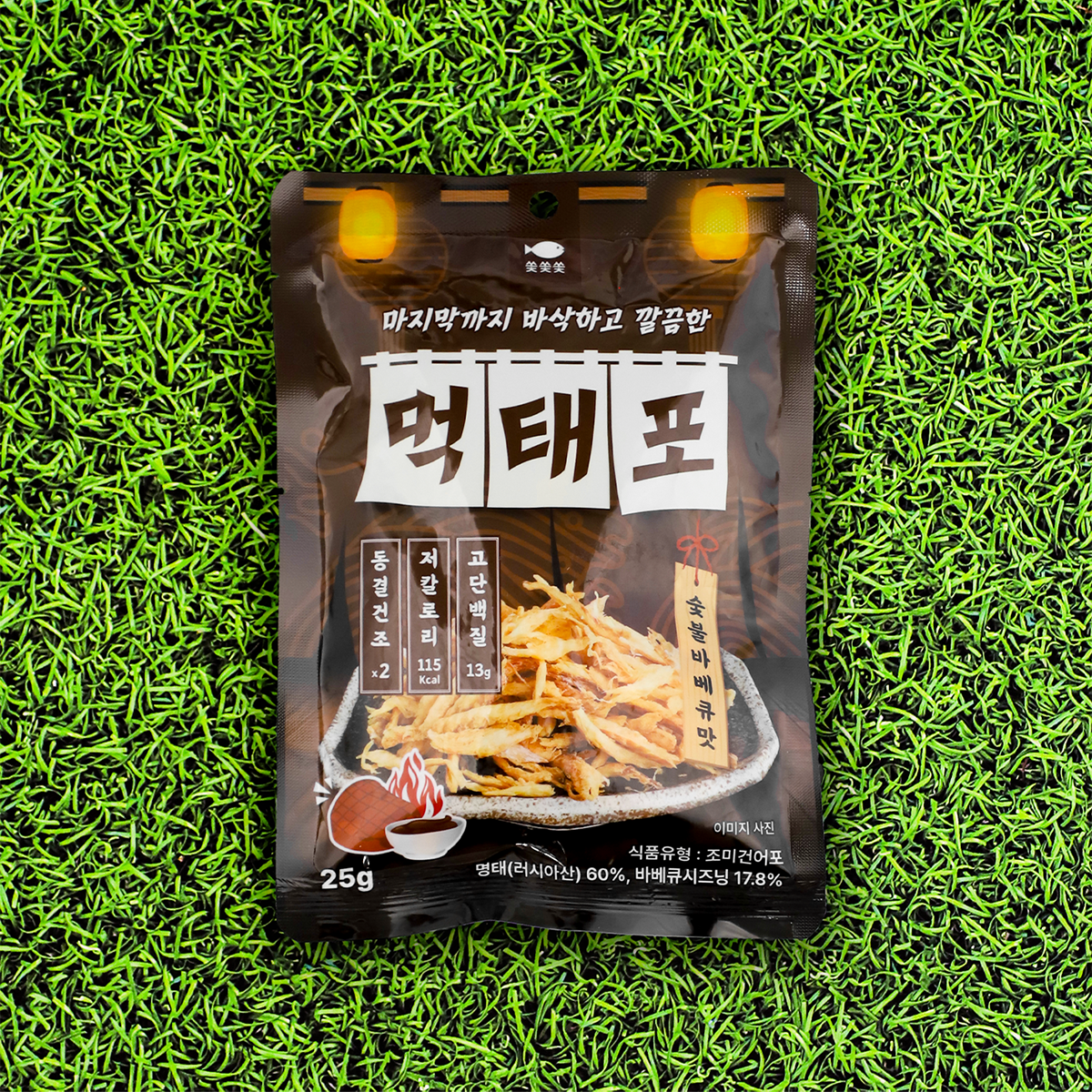 쏯쏯쏯 먹태포 숯불바베큐맛 고단백 저칼로리 먹태 스낵 - 상세 이미지 5