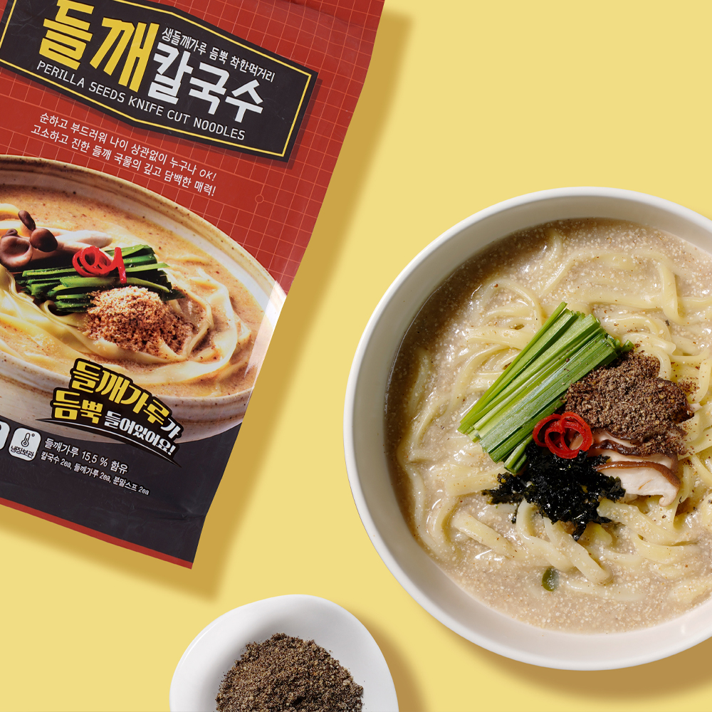 칠갑농산 들깨칼국수 387g 2인분 - 상세 이미지 3