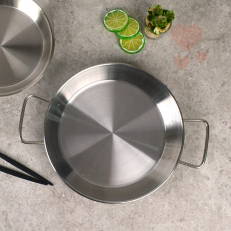 스텐 양수 빠에야냄비 브런치팬 스텐손잡이그릇 스페인요리 파스타팬 감바스냄비