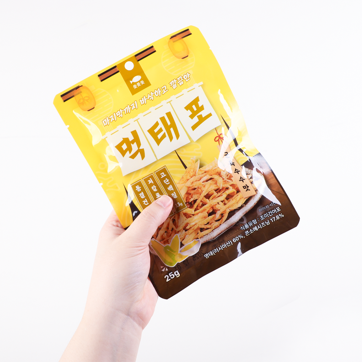 쏯쏯쏯 먹태포 군옥수수맛 고단백 저칼로리 먹태 스낵 - 상세 이미지 4
