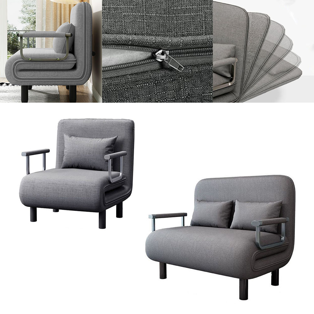 접이식 소파 리클라이너 실내 6단 각도조절 방수 침대