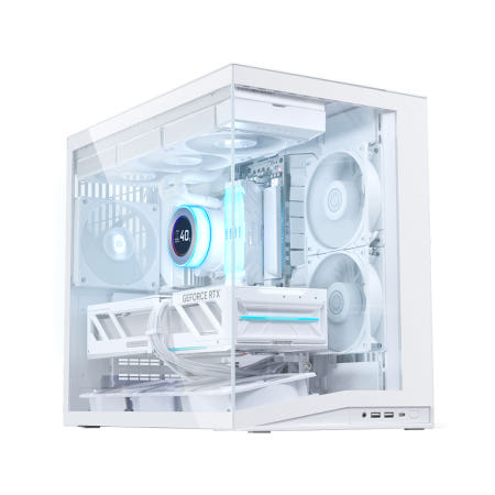 리안리 O11D MINI V2 FLOW 미니타워 컴퓨터 PC 케이스 (화이트)