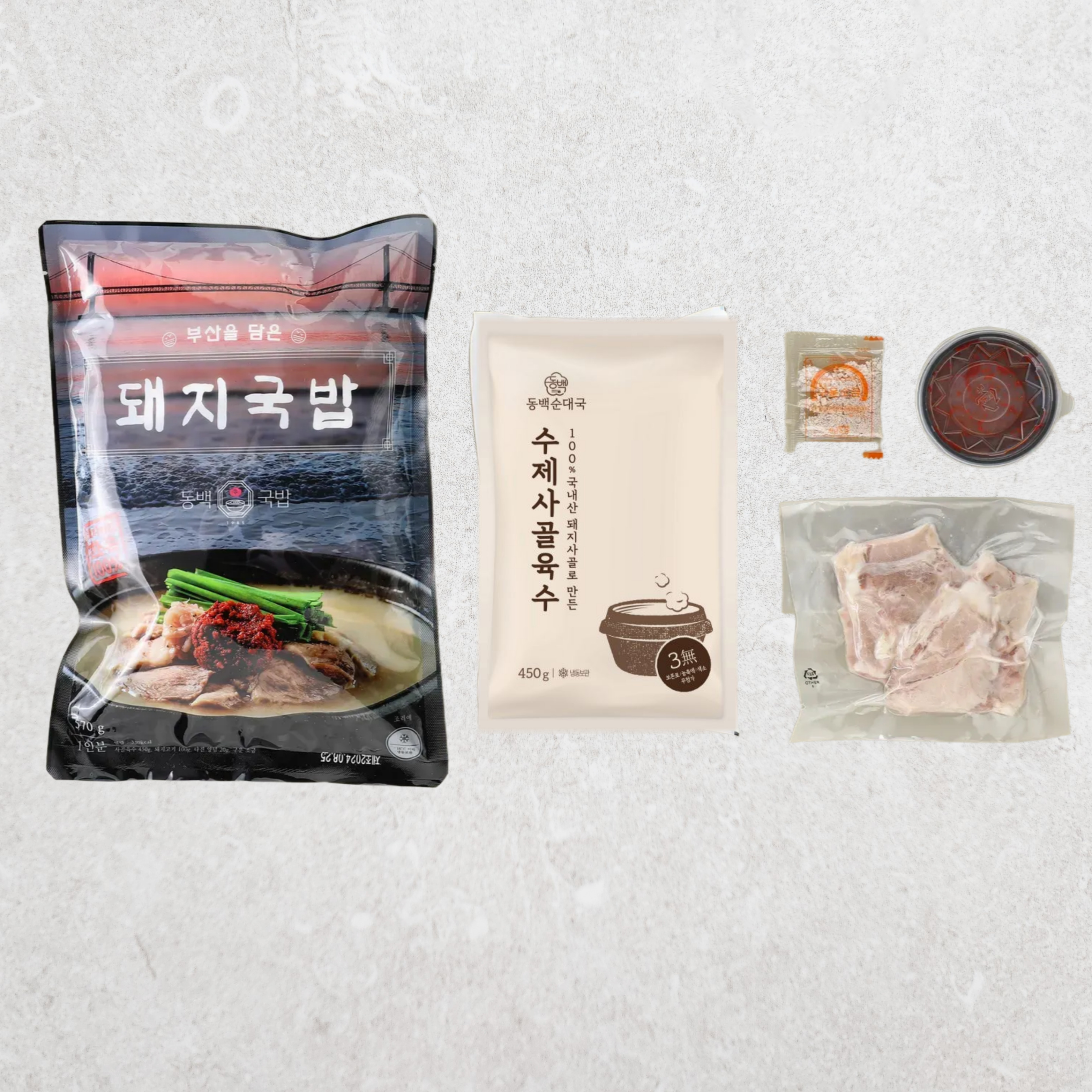 부산 동백국밥 프리미엄 한돈 돼지국밥 570g 1개 - 상세 이미지 2