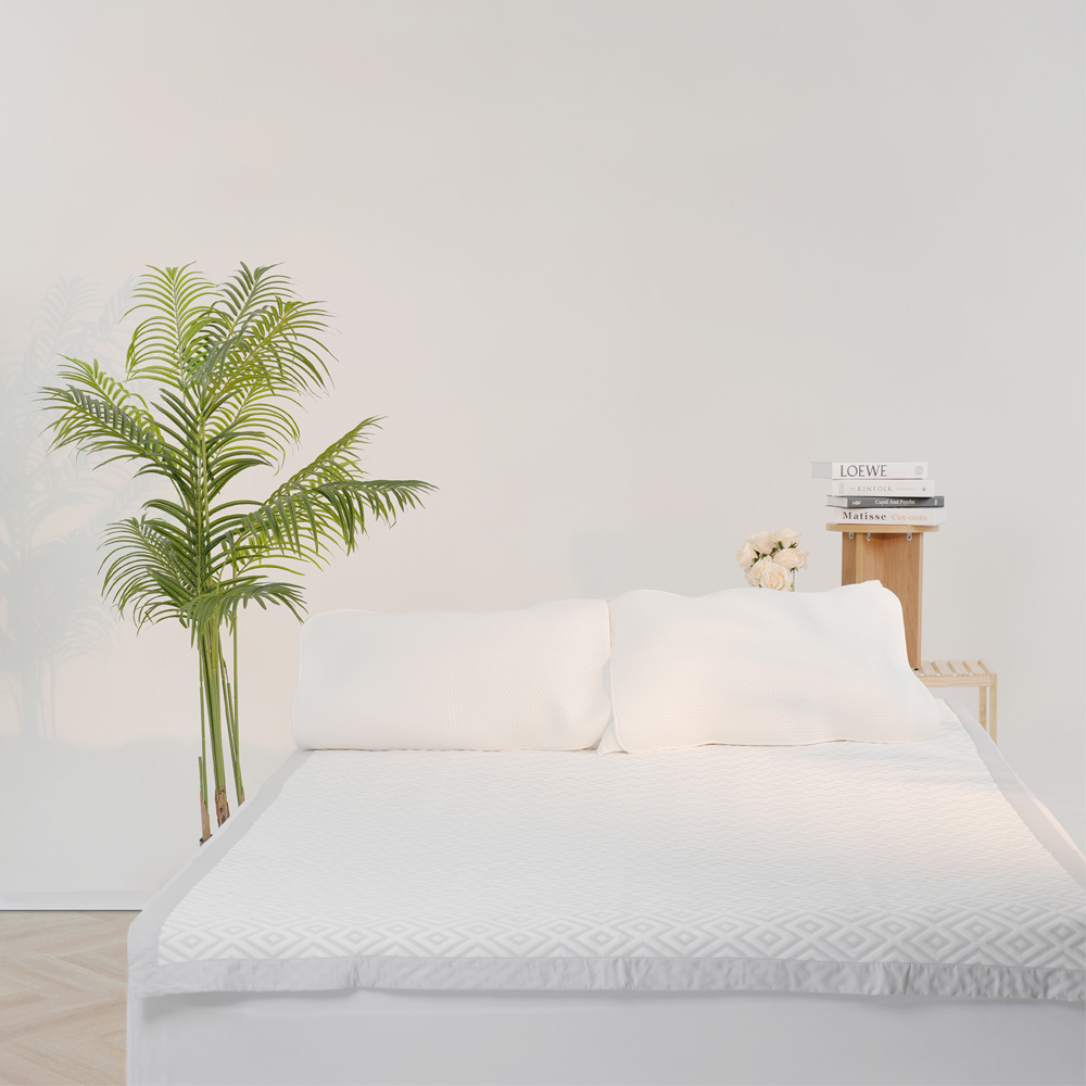 [워터릴리] 듀라론 냉감 침대패드SS/Q 1장(블루,그레이) 사계절용