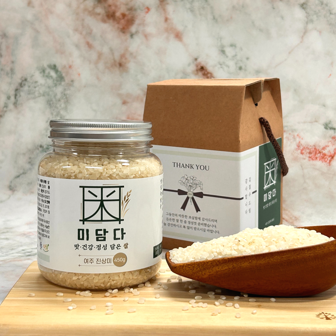 여주햅쌀 쌀답례품 25년햅쌀 450g 소포장 회사 명절 추석 단체 선물용 답례 쌀선물세트