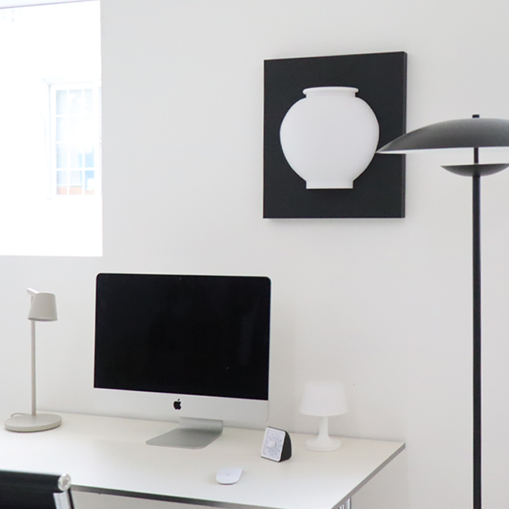 담결 달항아리 풍수 인테리어 그림 액자 거실 카페 개업 선물 전통 소품