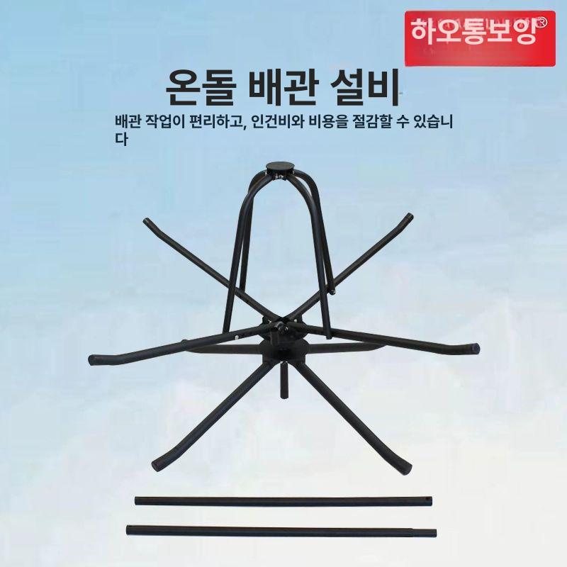 엑셀풀림기 돌림기 배관 풀림장치 거치대 직경 링햄타입 신형 이중축 베어링 강화형 / 구멍 위치 + 제한기 조절 관 비틀림 방지 - 상세 이미지 3