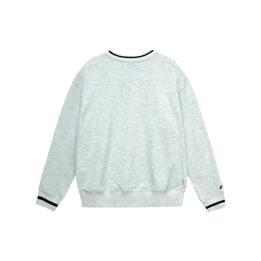 요넥스 253TL002U 배드민턴 맨투맨 남녀공용 데일리웨어 멜란지그레이 - 상세 이미지 4