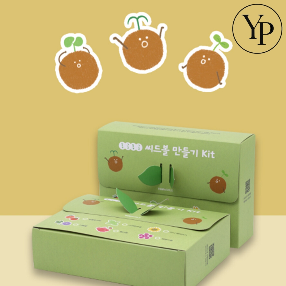 꽃모종 씨드볼 만들기 잔디씨 유아 가드닝 자연관찰 동글동글 식물 키우기 - 상품 이미지