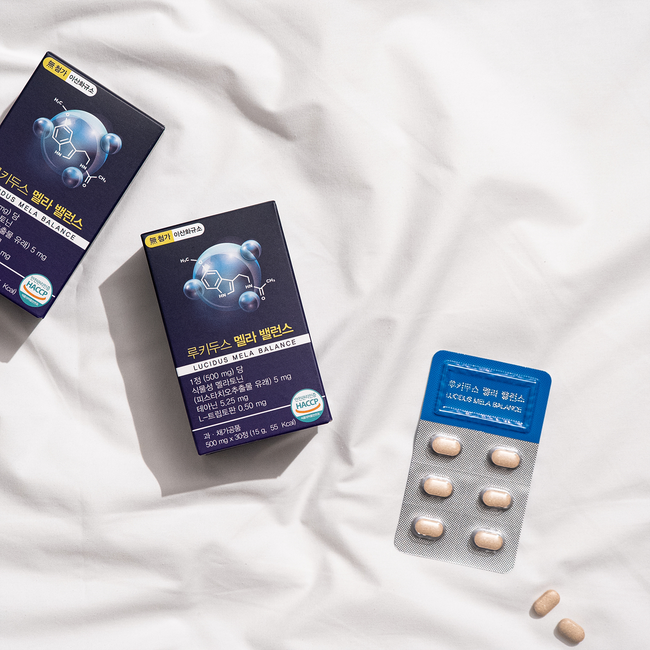 루키두스 멜라 밸런스 식물성 멜라토닌 5mg 테아닌 가바 트립토판 함유 30정, 12개 - 상세 이미지 5