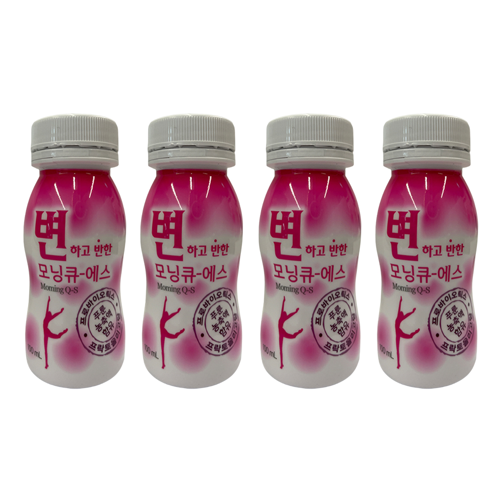 모닝큐 에스 100ml X 4개 슬림 식이섬유 장건강 푸룬농축액 프리바이오틱스 프락토올리고당 함유 - 상품 이미지