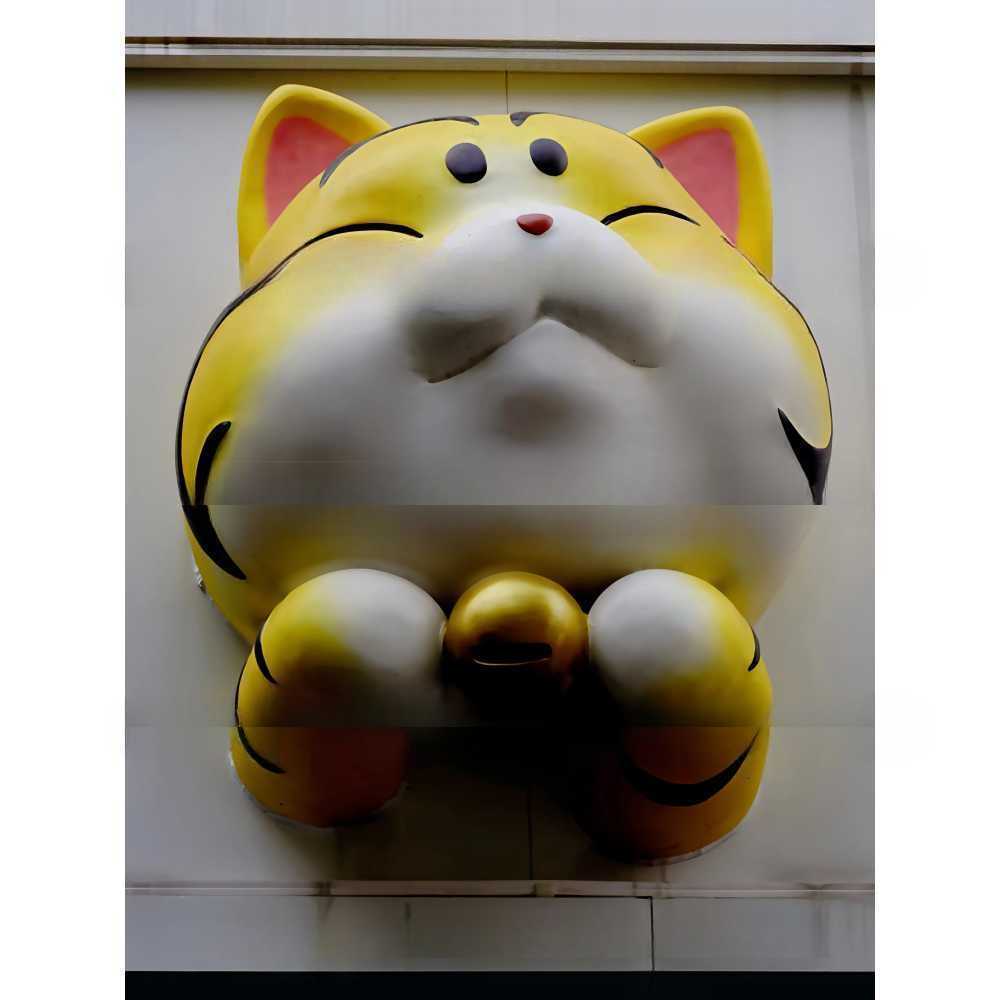 애견샵 외부 돌출 간판 귀여운 캐릭터 LED 입체 간판 A형 70x50x30cm - 상세 이미지 5