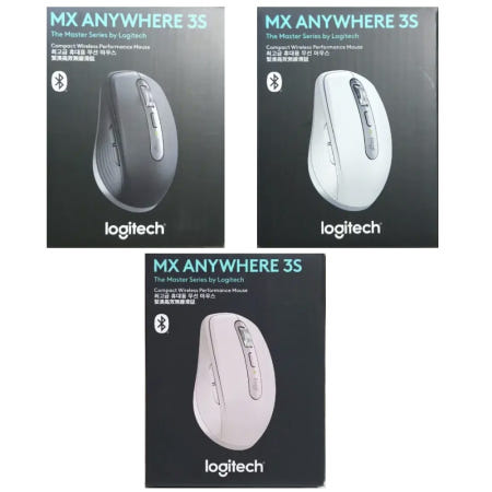 [로지텍] MX Anywhere 3S 그래파이트 6버튼 무선 광마우스 GD [로지텍 코리아 정품]
