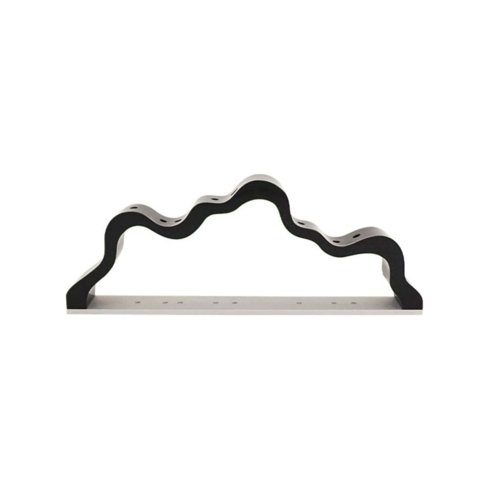 오띠오 능선 L 알루미늄 화병 (BLACK) 꽃병 인테리어 오브제 옻칠 수작업 - 상세 이미지 2