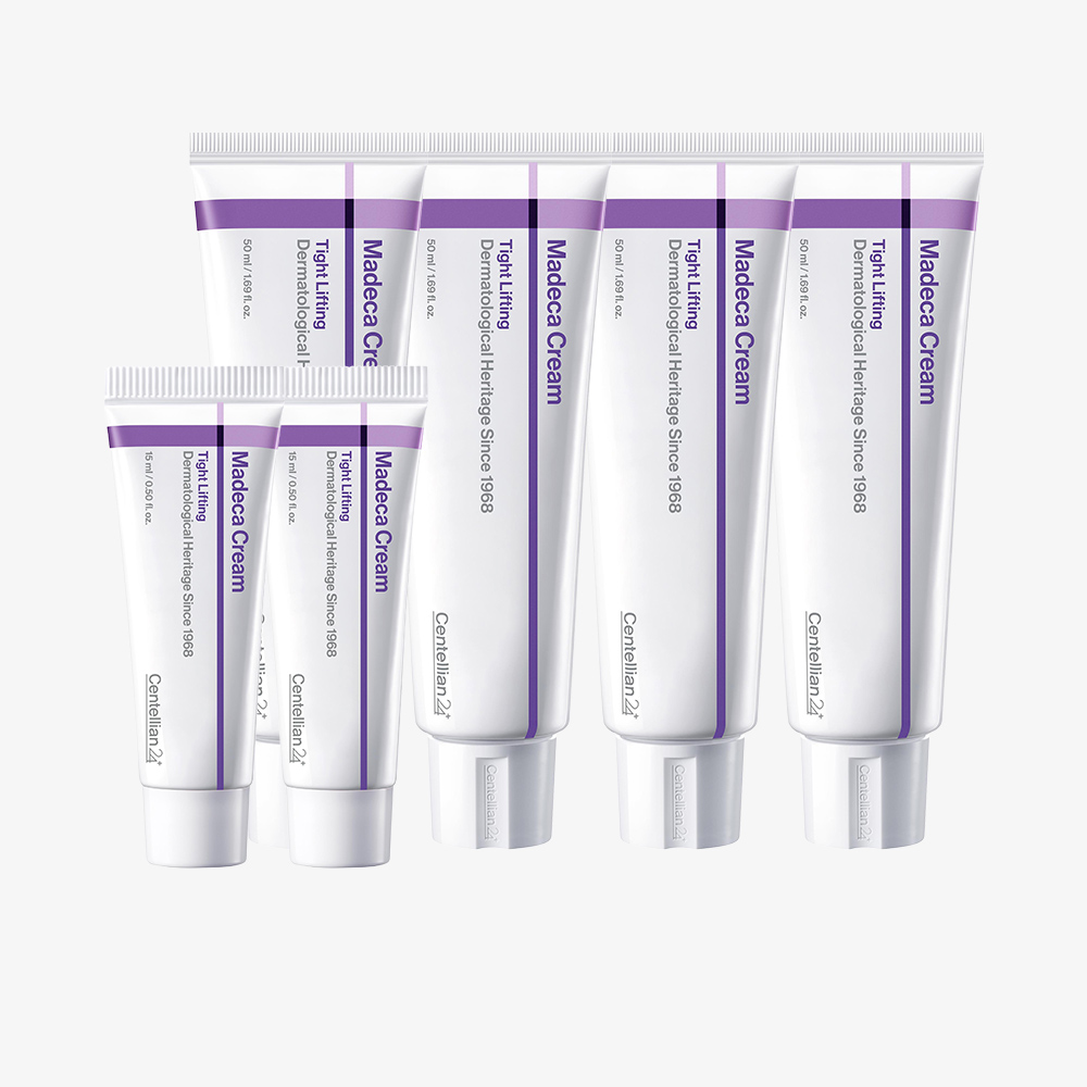 동국제약 센텔리안24 마데카크림 올뉴 타이트리프팅 50ml4개+15ml2개/병풀크림 시카 테카(TECA) 콜라겐 노화 주름개선 안티에이징 보습 탄력에 도움