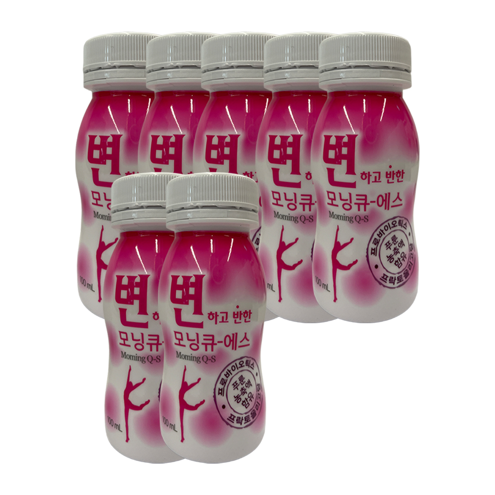 모닝큐 에스 100ml X 7개 슬림 식이섬유 장건강 푸룬농축액 프리바이오틱스 프락토올리고당 함유 - 상품 이미지