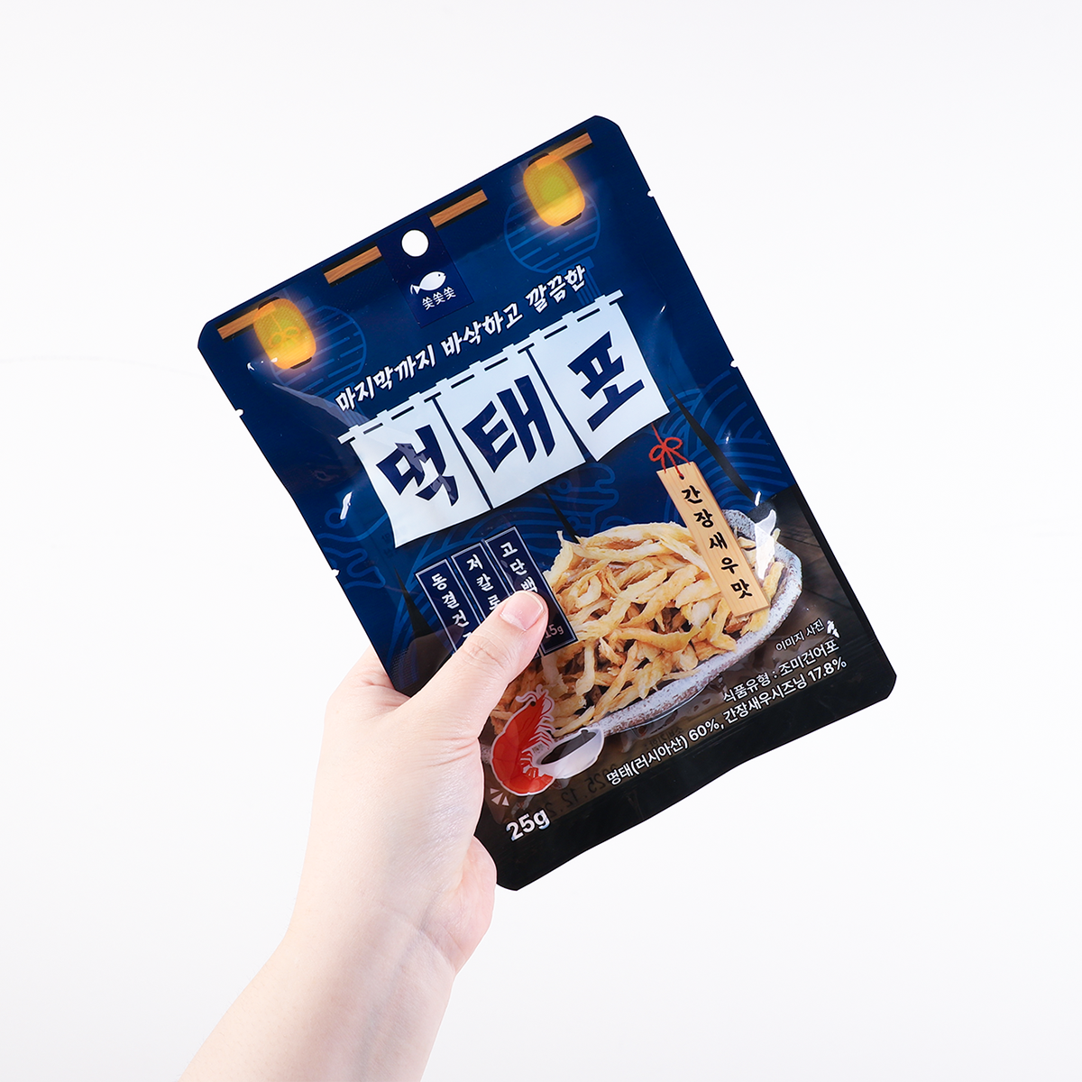 쏯쏯쏯 먹태포 간장새우맛 고단백 저칼로리 먹태 스낵 - 상세 이미지 4