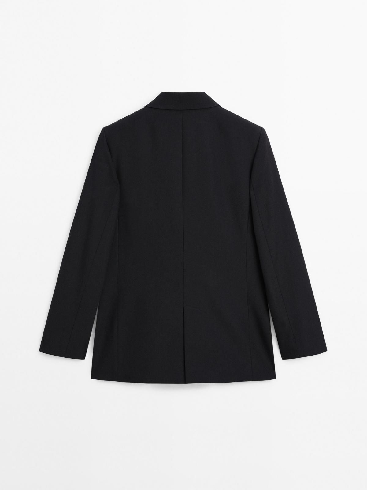 마시모두띠 테일러드 더블브레스트 울블렌드 블레이저 6033/682 DARK NAVY - 상세 이미지 5