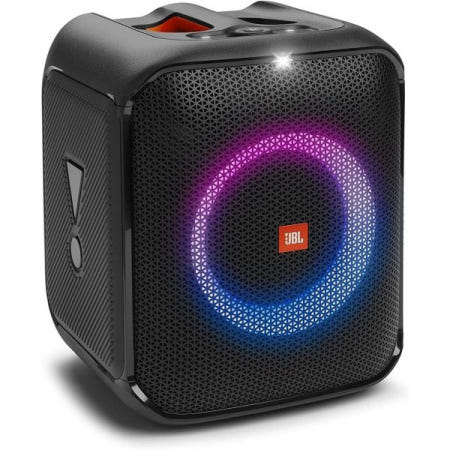 JBL [해외]JBL 파티박스 앙코르 에센셜: 100W 사운드, 내장 다이내믹 라이트 쇼, 스플래시 방지 디자인, 블랙