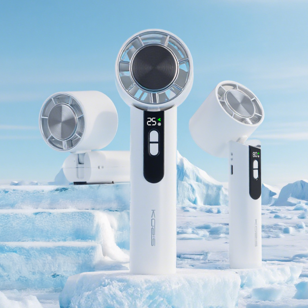 코지스 휴대용 미니 냉각 손선풍기 넥 목선풍기