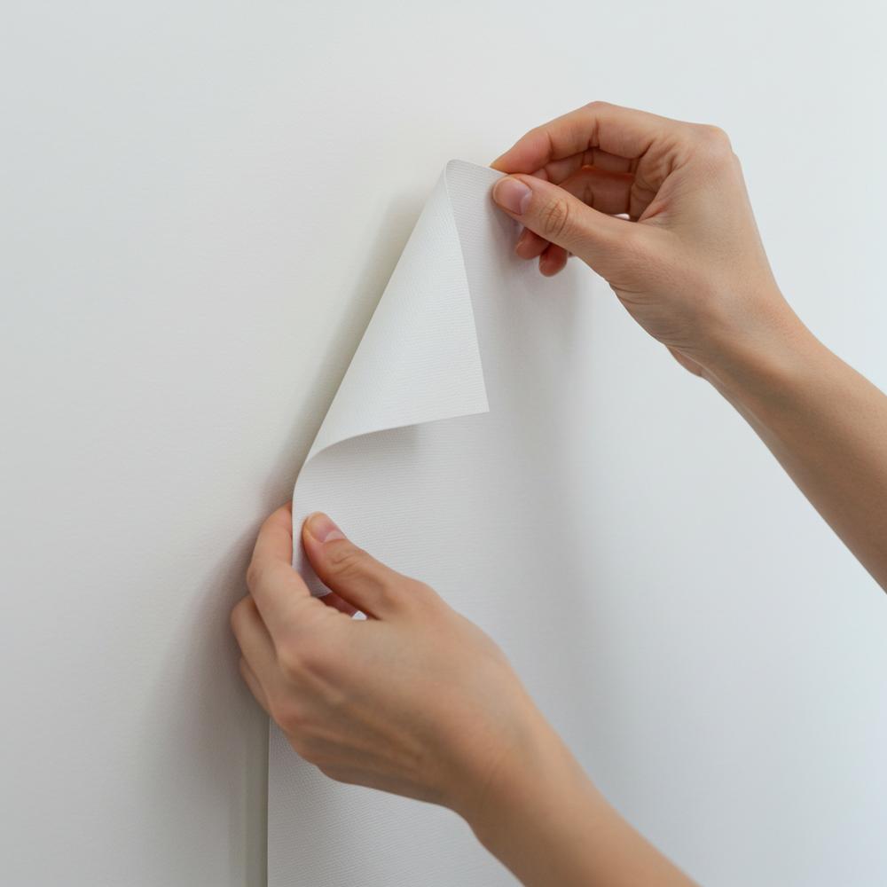 홈스킨 붙이는 도톰한 진짜 패브릭 벽지 인테리어 시트지 와이드(1050x2300mm), 내추럴화이트 - 상세 이미지 4