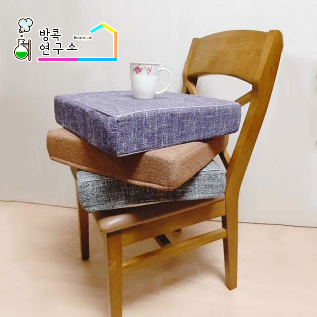 높은 방석 키높이 두꺼운 방석 사무실 식탁의자 5cm