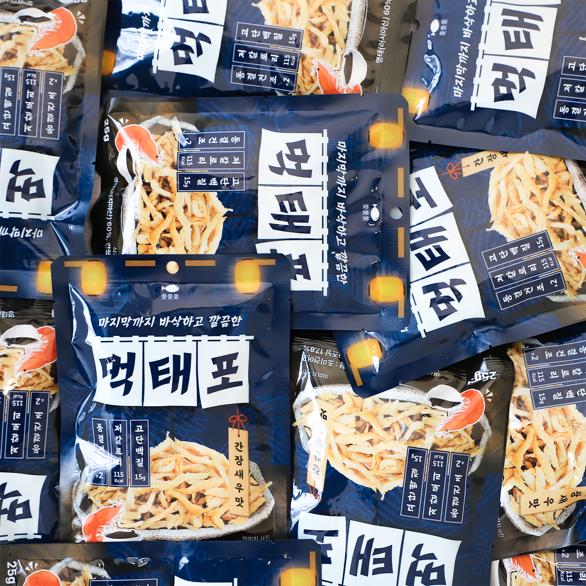 쏯쏯쏯 먹태포 간장새우맛 고단백 저칼로리 먹태 스낵 - 상세 이미지 2