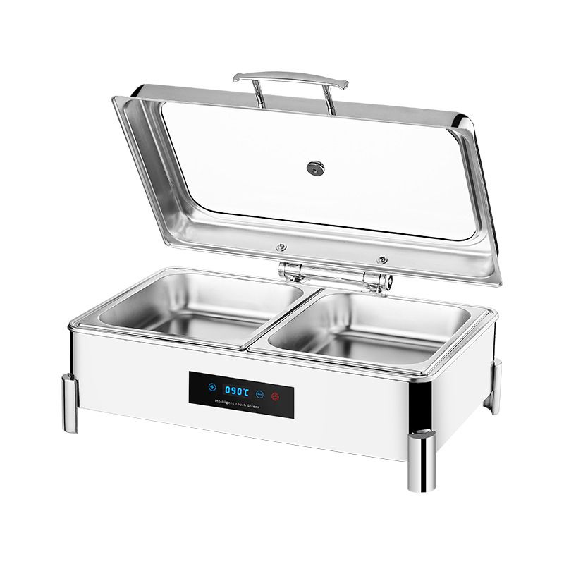 뷔페 음식 보온기 결혼식 케이터링 챠핑디쉬 푸드워머 A / 직사각 9L / 손잡이