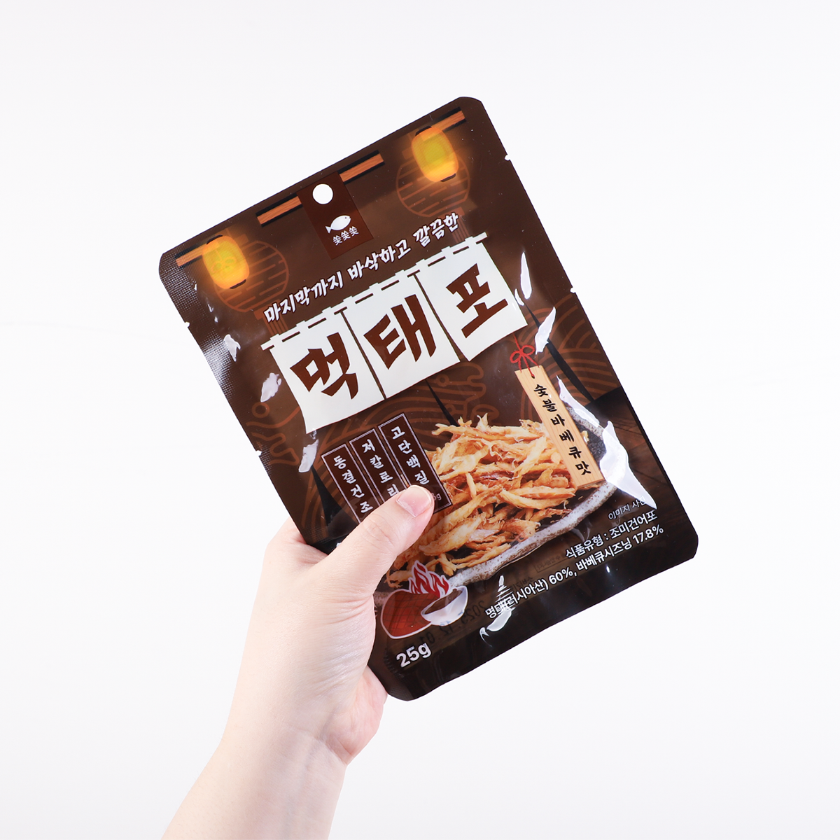 쏯쏯쏯 먹태포 숯불바베큐맛 고단백 저칼로리 먹태 스낵 - 상세 이미지 4