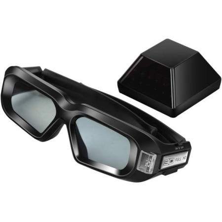 mamre [해외]이미터가 장착된 nVIDIA 그래픽 카드용 맘레 3D 스테레오 안경 키트, 안경(3D 비전 키트 1, 2)