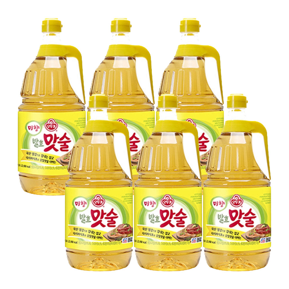 오뚜기 미향 발효맛술 1.8L, 6개 - 메인 이미지