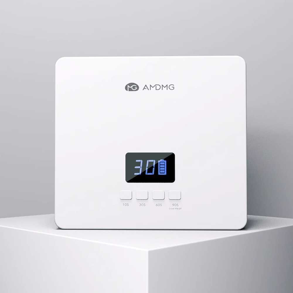 젤네일램프 패디 기계 이동식 UV LED 경화 젤 아트 화이트 - 상품 이미지