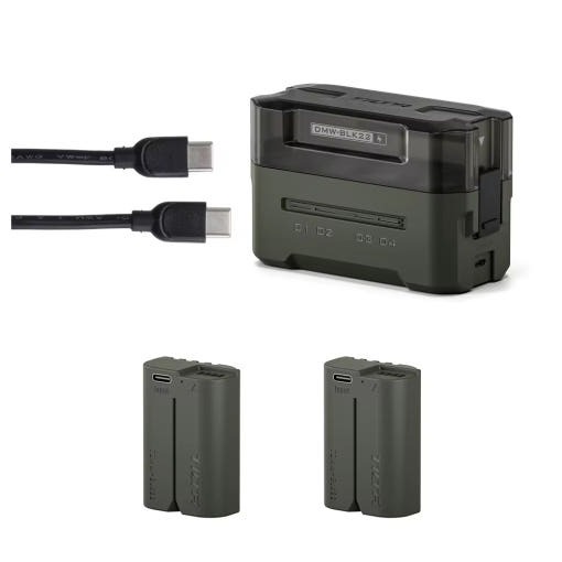 틸타 파나소닉 호환 TBC-BLK22-A-GN DMW-BLK22 2배터리팩 키트