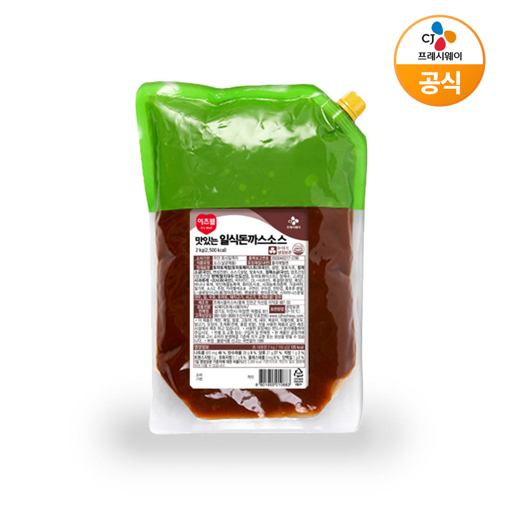 CJ 이츠웰 돈까스소스 2kg 업소용 대용량 - 상품 이미지