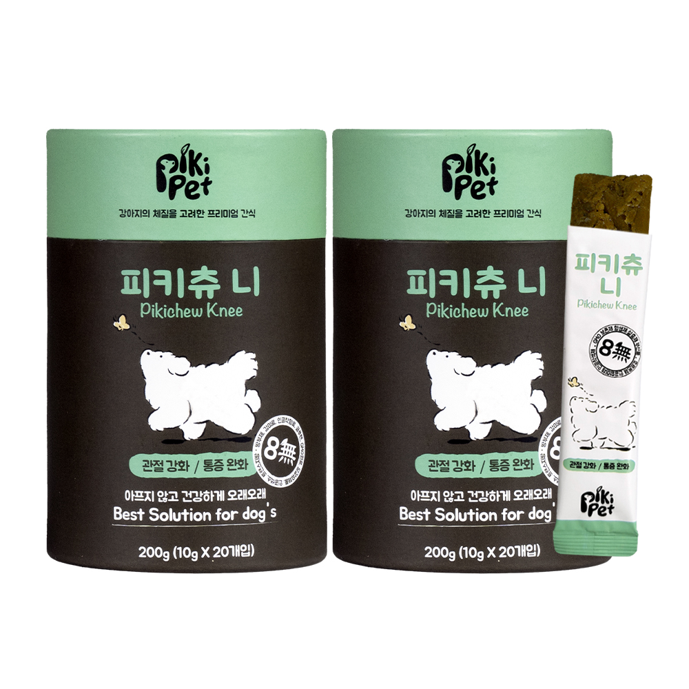 피키펫 강아지 슬개골 영양제 관절염 관절 탈구 영양제 관절약 10g, 40개 - 상품 이미지
