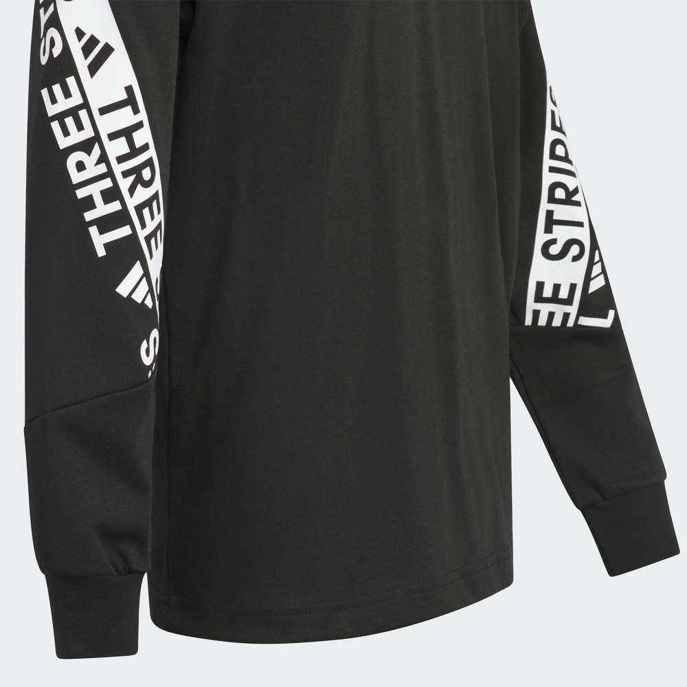[아디다스 공식] 워딩 팩 루스 핏 싱글 저지 롱 슬리브 티 아동용 키즈 KA3788 - 상세 이미지 5