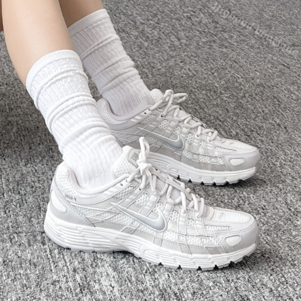 나이키 P-6000 P6000 키높이 런닝화 여성 운동화 여름 써밋 화이트 그레이, 240