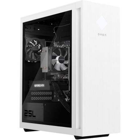 HP [해외]HP OMEN 25L GT15 게이밍 데스크톱 컴퓨터 - 14세대 인텔 코어 i7-14700F 20코어 프로세서, 32GB DDR5 RAM, 2TB NVMe SSD, GeF