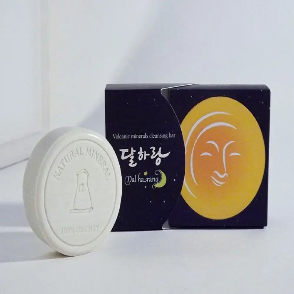 달하랑 비누 100g x 2개 세안비누 진토방 아비라 클렌징바 선물세트 천연광물 미네랄 - 상세 이미지 2