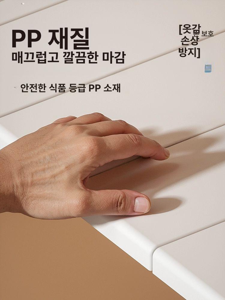 나누기 파티션 옷장 이동식 책장 드레스룸 장농선반 32cm60-68cm 너비32cm 높이23cm - 상세 이미지 5